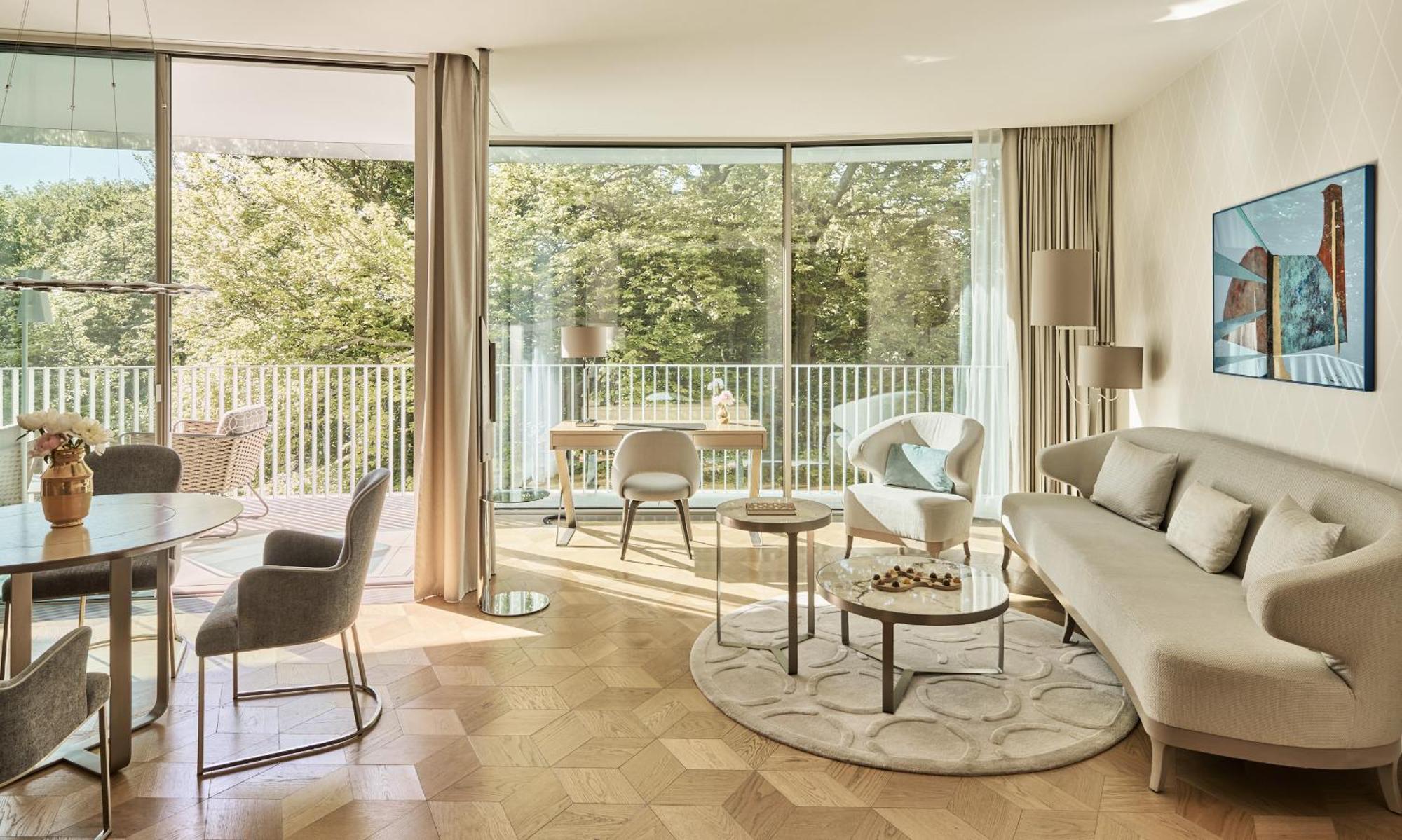 The Fontenay Hamburg Hamburgo Exterior foto Interior of a typical apartment